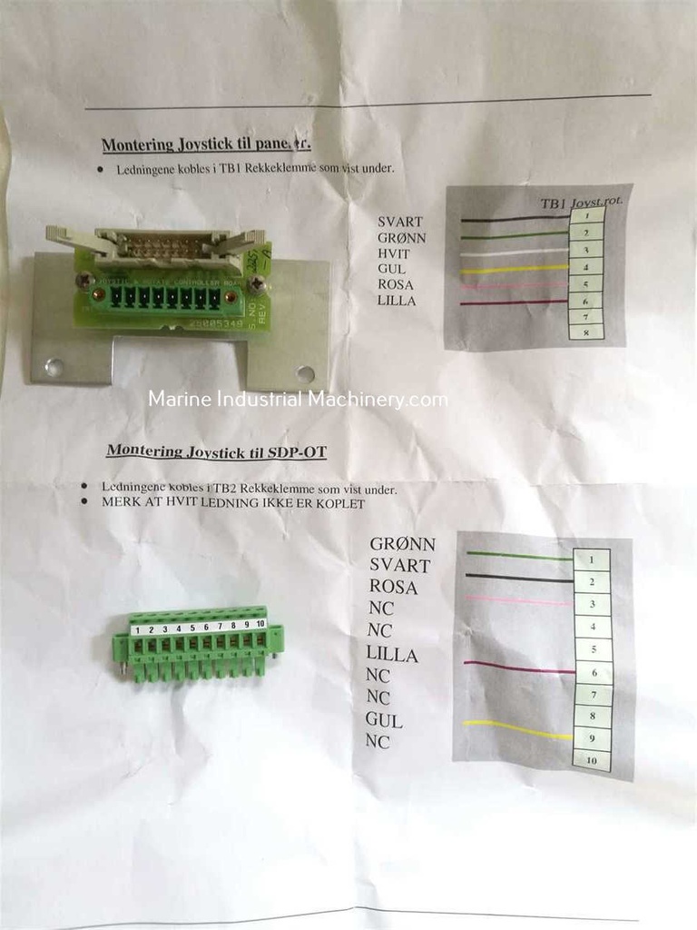 25005349 Joistic & Rotate Controller Board