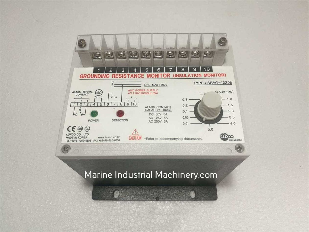 Luxco SBAG-102N Grounding Resistance Monitor