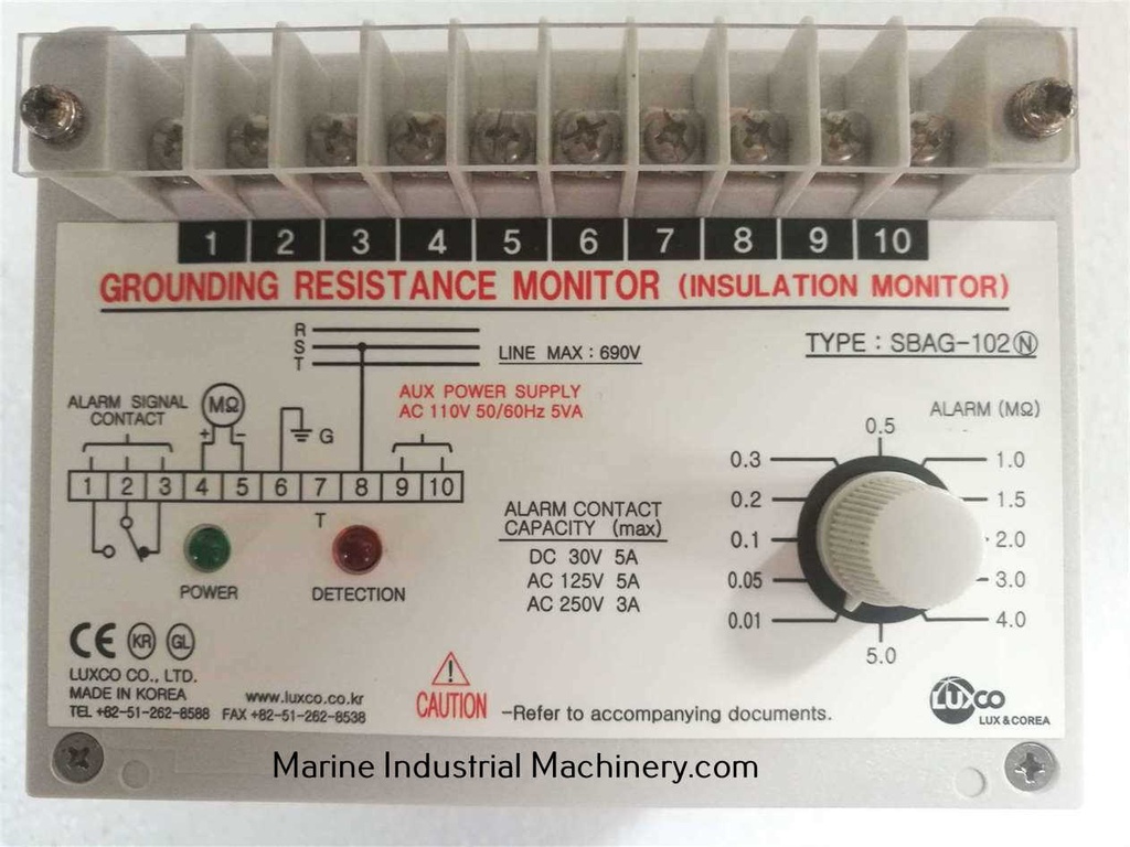 Luxco SBAG-102N Grounding Resistance Monitor