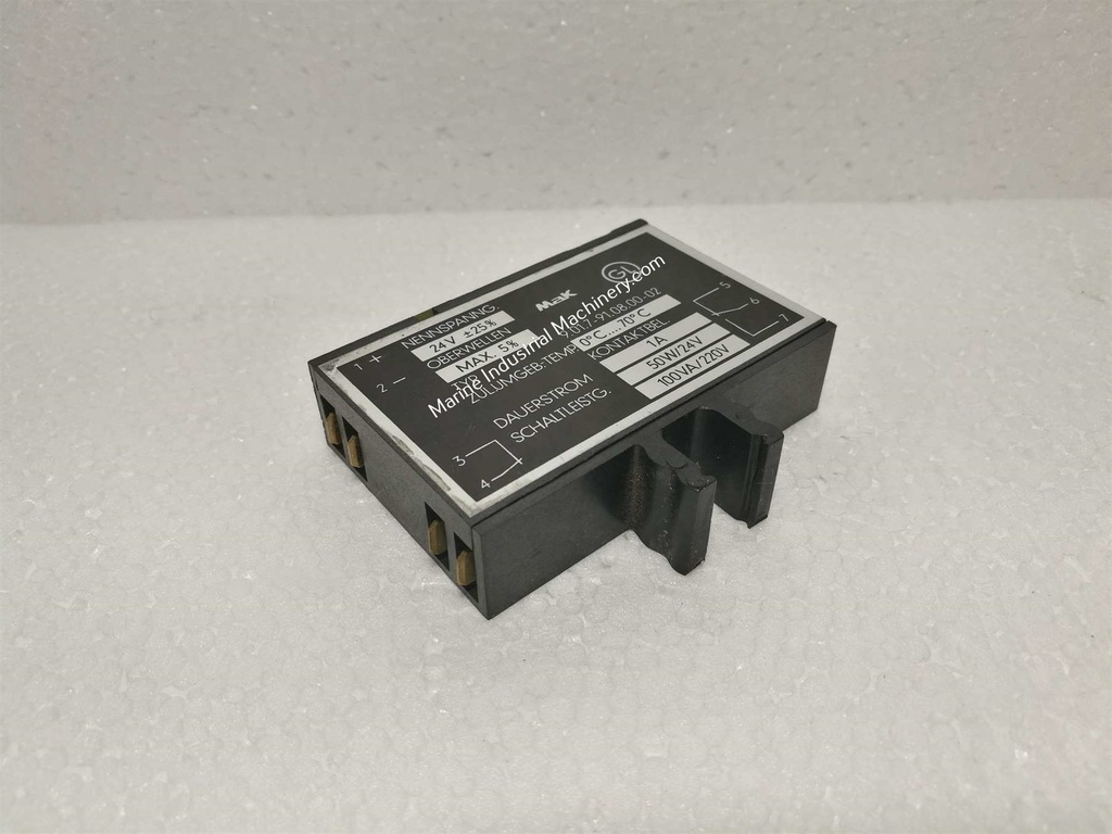 Mak 9.01.7-91.08.00-02 Plug in Relay