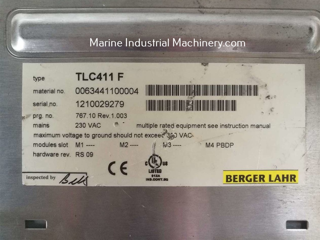 Berger Lahr TLC411 F Servo Drive Inverter