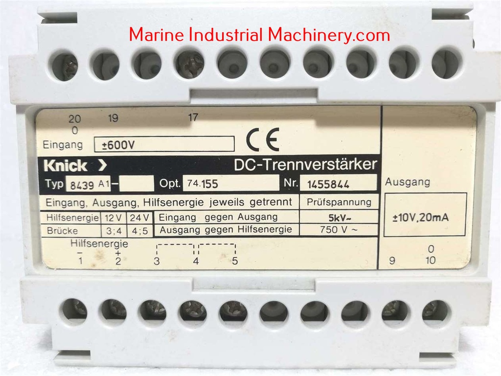 Knick 8439A1 DC-Trennverstarker Amplifier