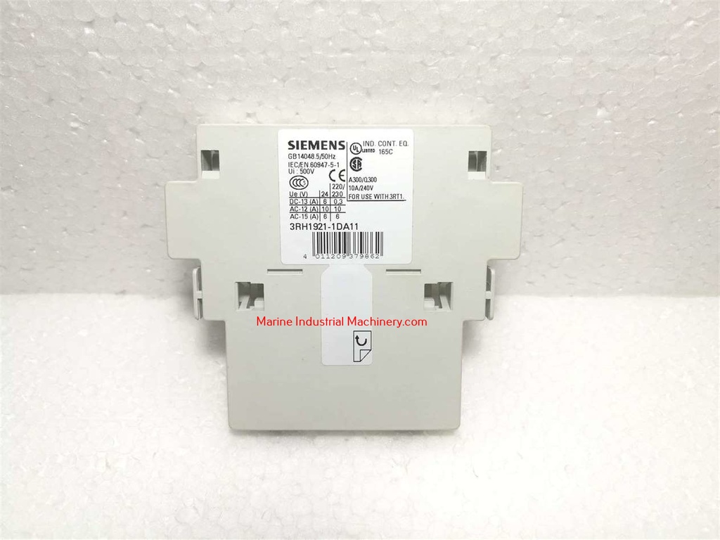 Siemens 3RH1921-1DA11 Contact Auxiliary Swich Block* GB14048.5/50Hz*ICE/EN.60947-5-1*Ui:500V* A300/Q300 10A/240V* 4011209379862*10000070512*0203C201* C0043A00L810A0*