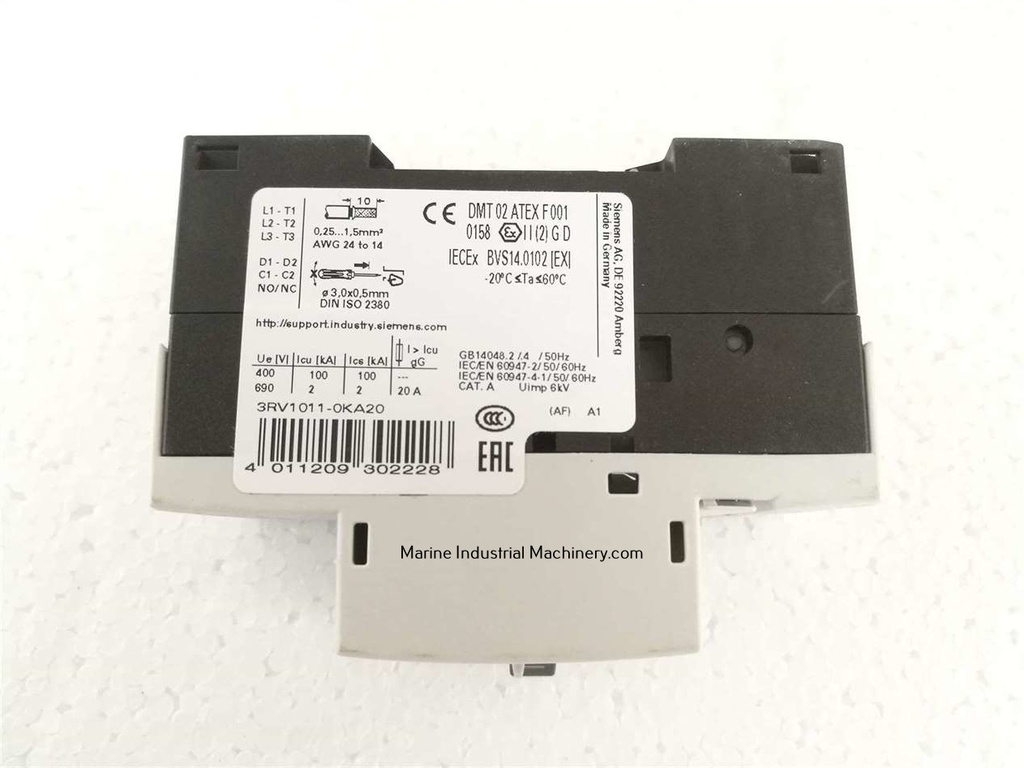 Siemens SIRIUS 3RV1011-1KA20 Circuit Breaker 