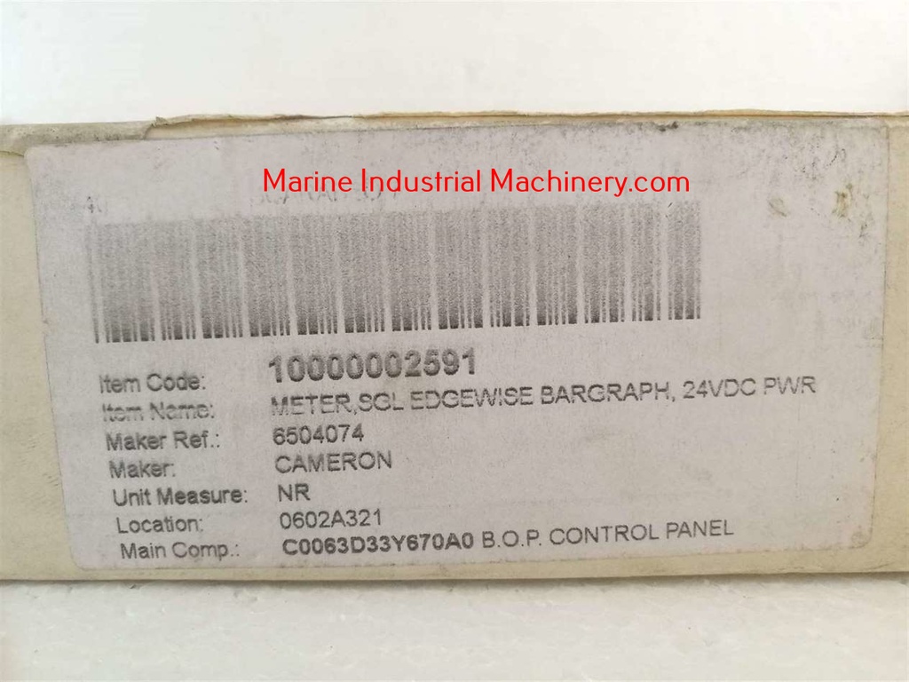 Texmate FG-101B-2 Meter SGL Edgewise Bar Graph(scale:0 to 100%)