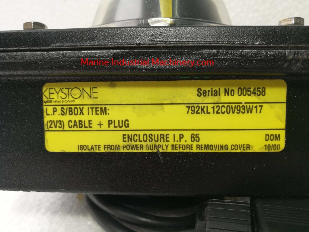 Keystone 792KL12COV93W17 Switchbox