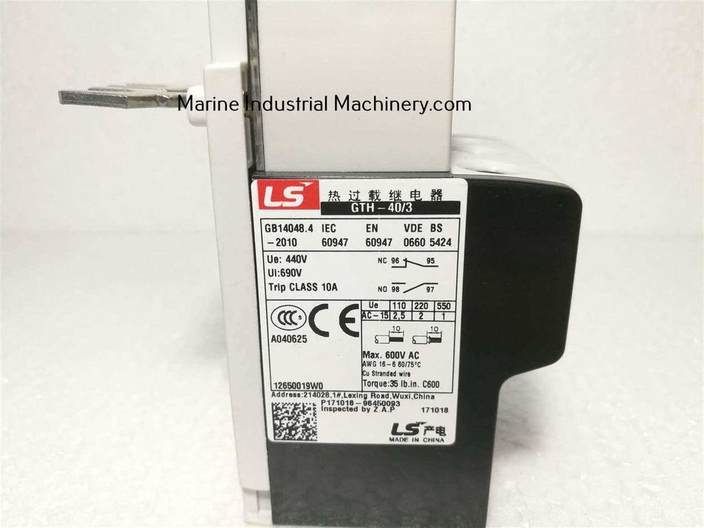 LS Mec GTH-40/3 Thermal Overload Relay