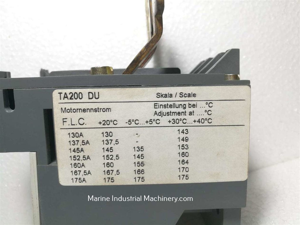 ABB TA200 DU Thermal Overload Relay