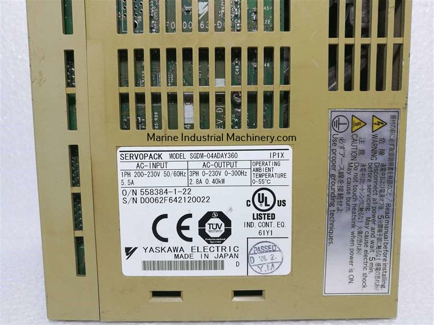 Yaskawa SGDM-04ADAY360 Servo Drive