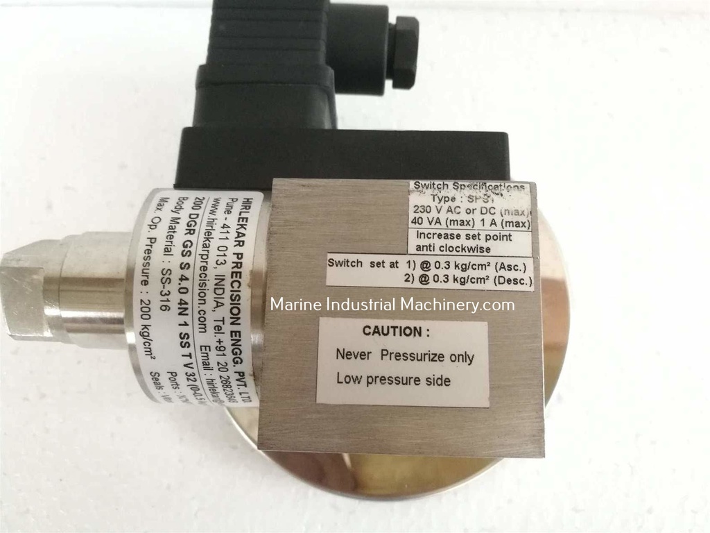 Hirlekar Precision SPST Increase Set Point Anti Clockwise 