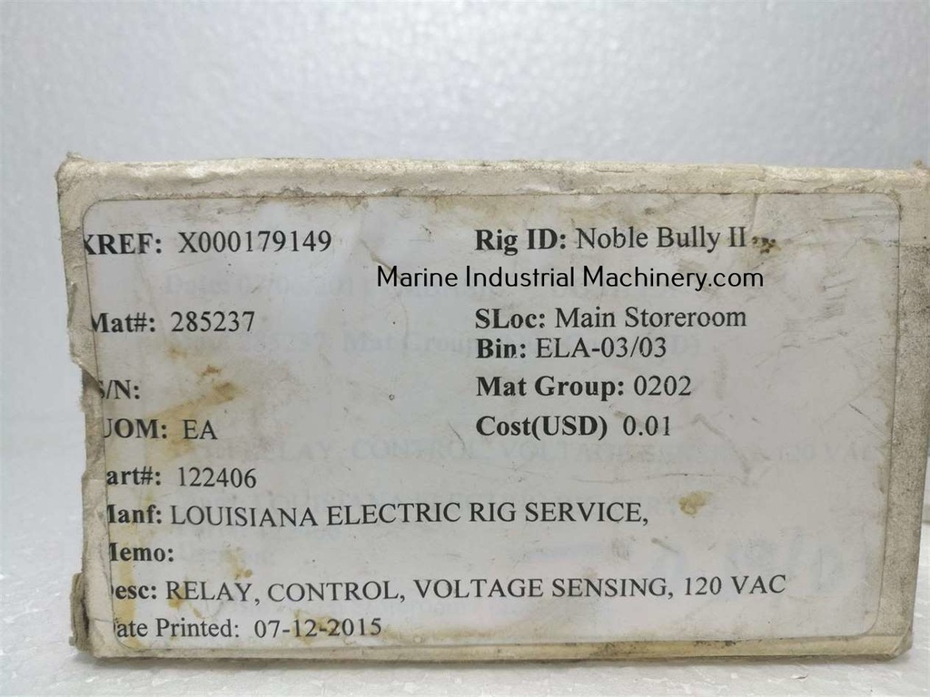 Macromatic VMKP120A Voltage Monitor Relay Over/Under Voltage