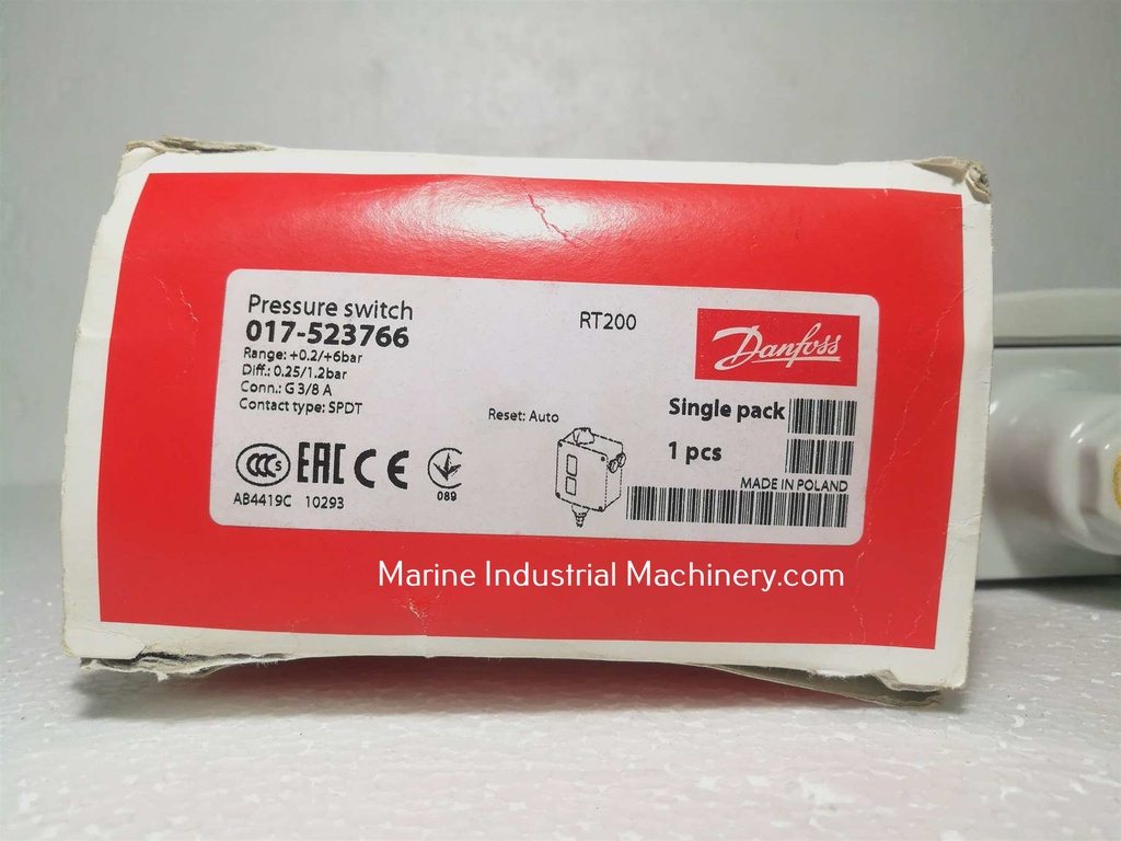 Danfoss RT200 Pressure Switch