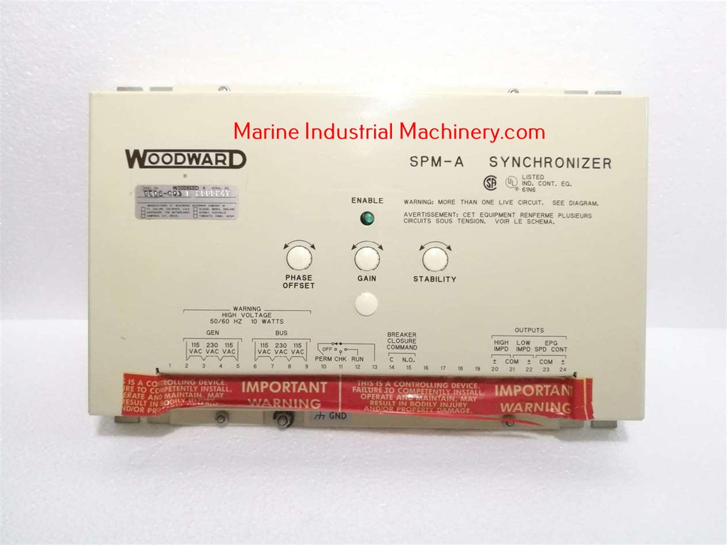 Woodward SPM-A Synchronizer