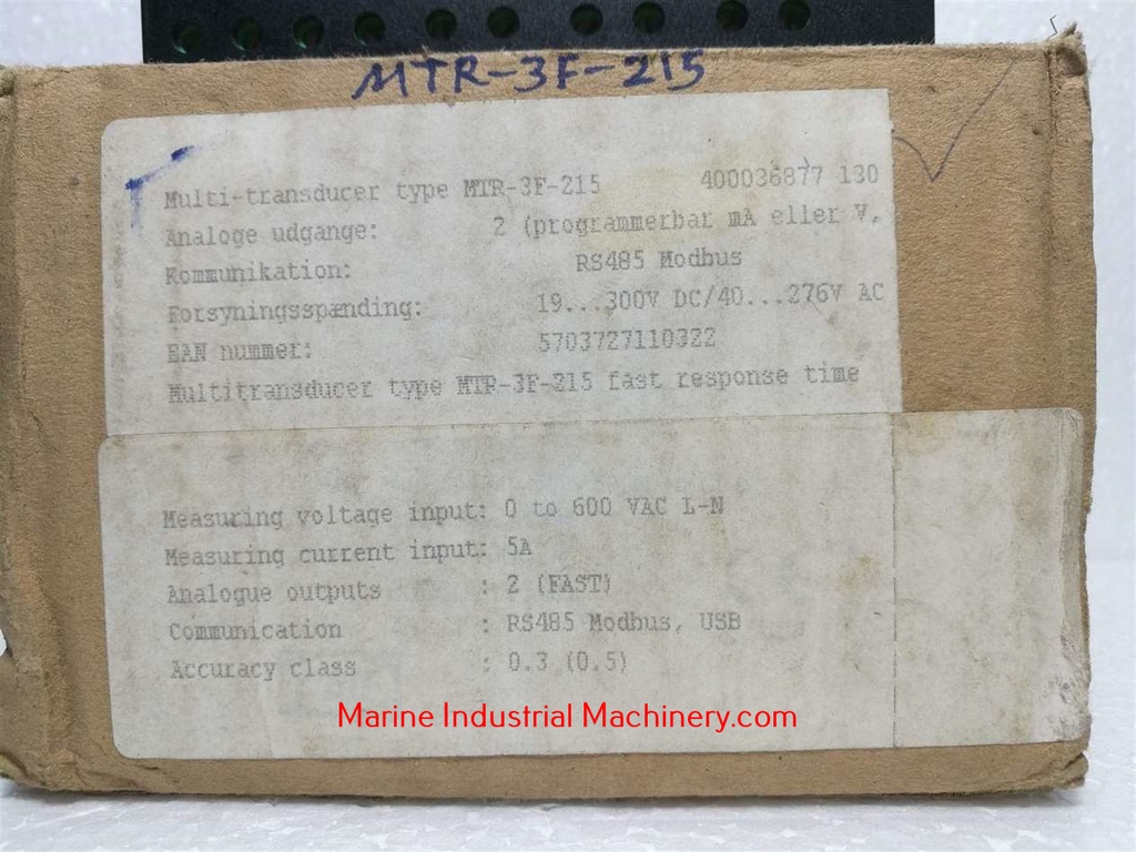 DEIF MTR-3F-215 Multi-Transducer