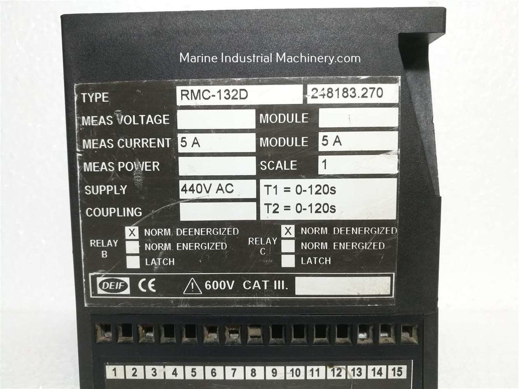 DEIF RMC-132D Current and Short Circuit Relay