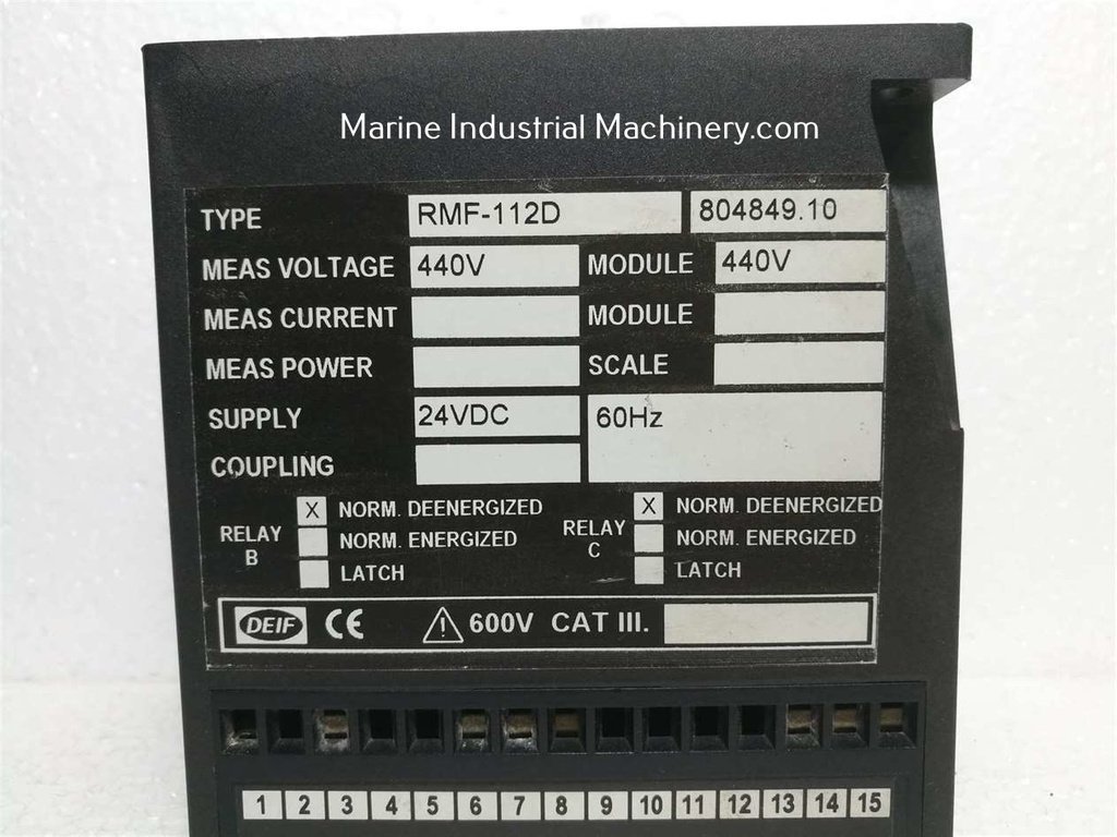 DEIF RMF-112D Frequency Relay