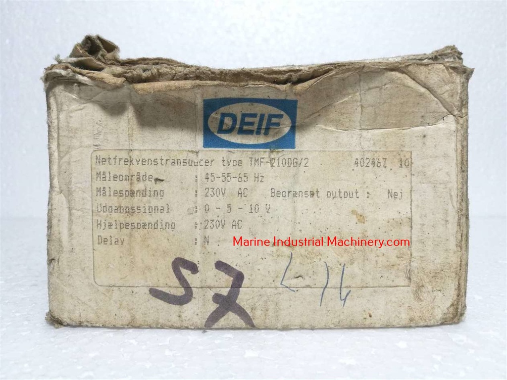 DEIF TMF-210DG/2 Transducer