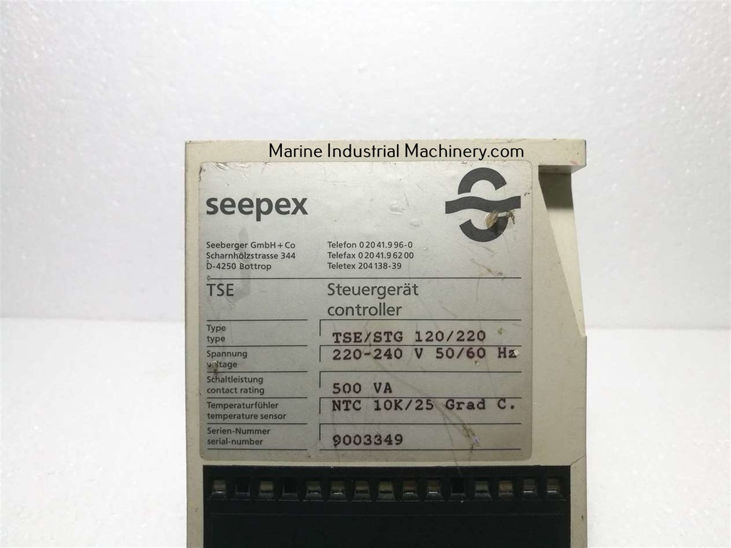 Seepex TSE/STG 120/220 Controller