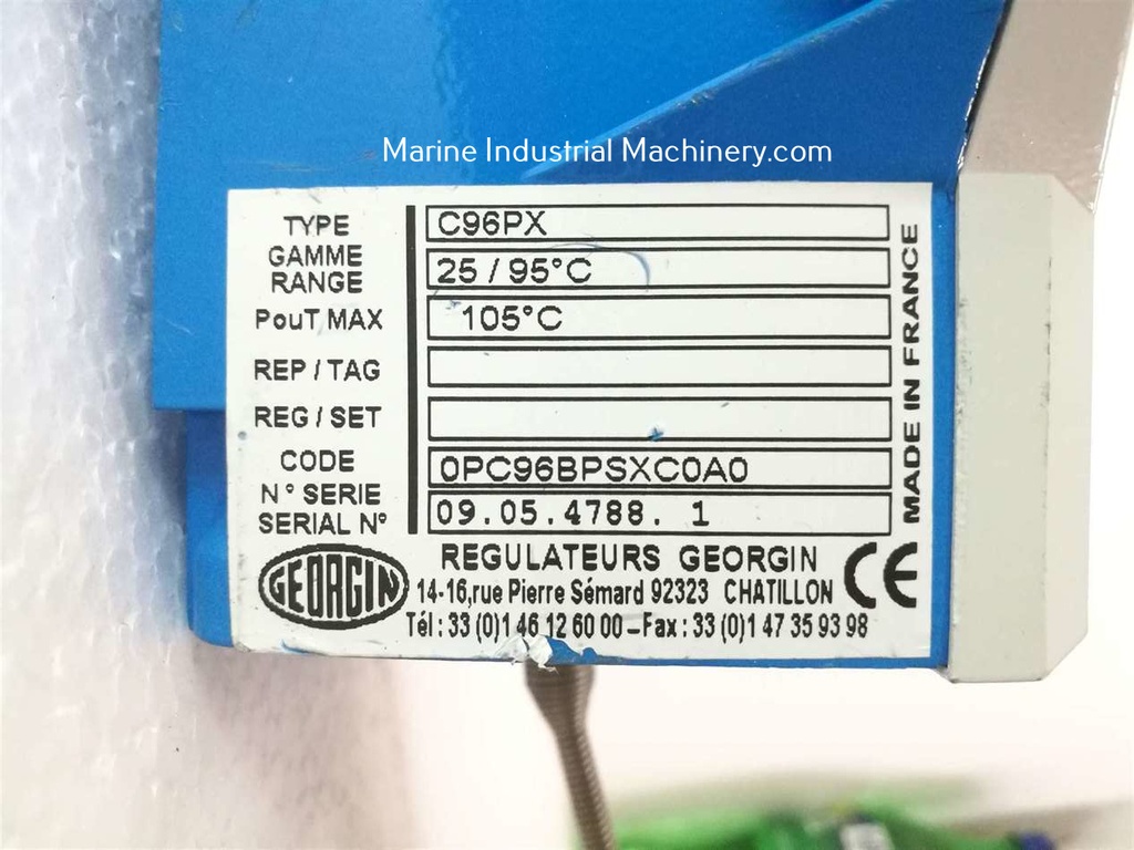 Georgin C96PX Regulateurs