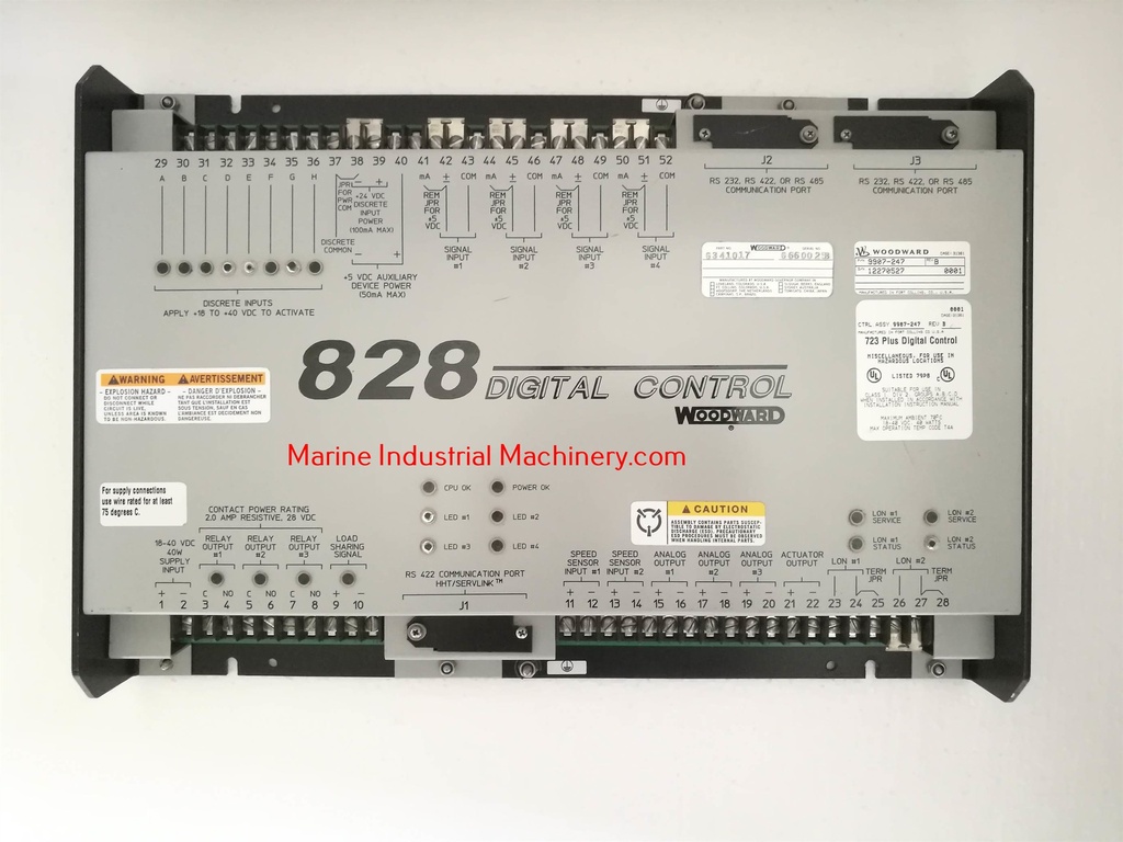 Woodward 828 Digital Control