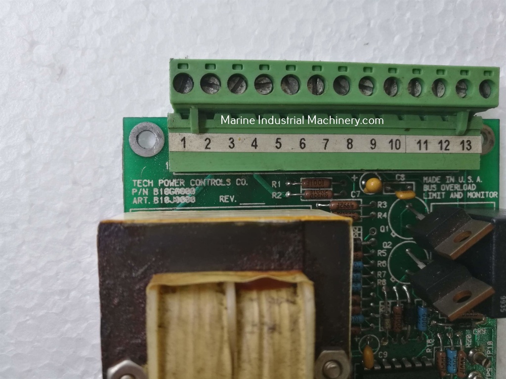 Tech Power Controls B10G0000 Pcb Card