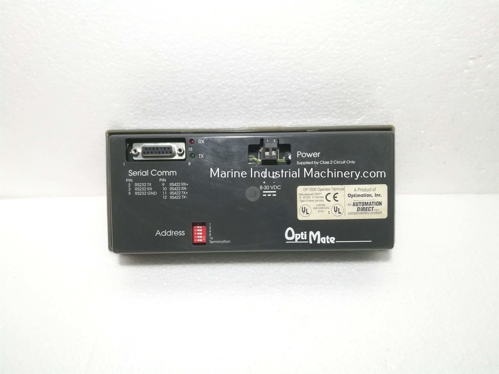Optimation OP-1500 Operator Terminal
