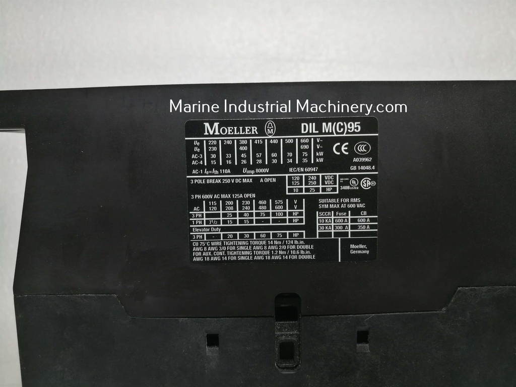 Moeller DIL M95 Contactor