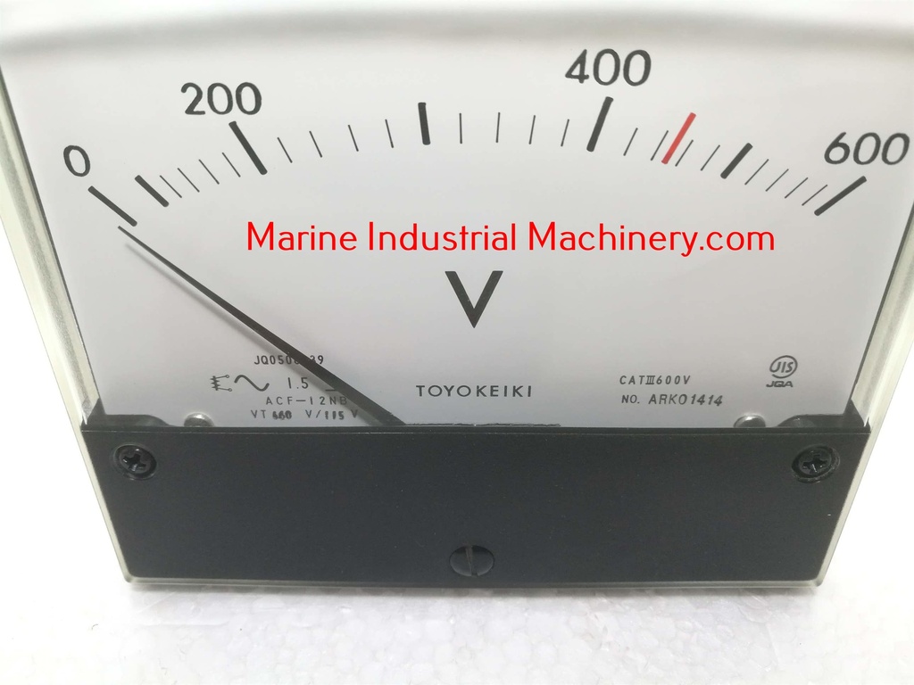 Toyo Keiki ACF-12NB Volt Meter (0-600V)
