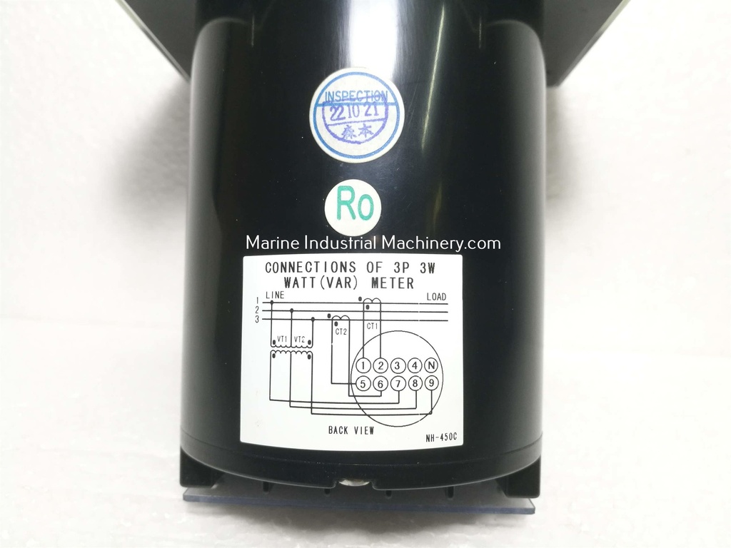 Toyo Keiki ECF-12NB Kilowatt Meter (50-0-500 kW)* JQ0508139* CAT III 300V* CK013862* 115V 5A* 460V/115V* 
