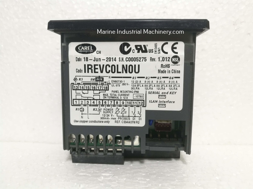 Carel ir33 Panel Mount PID Temperature Controller