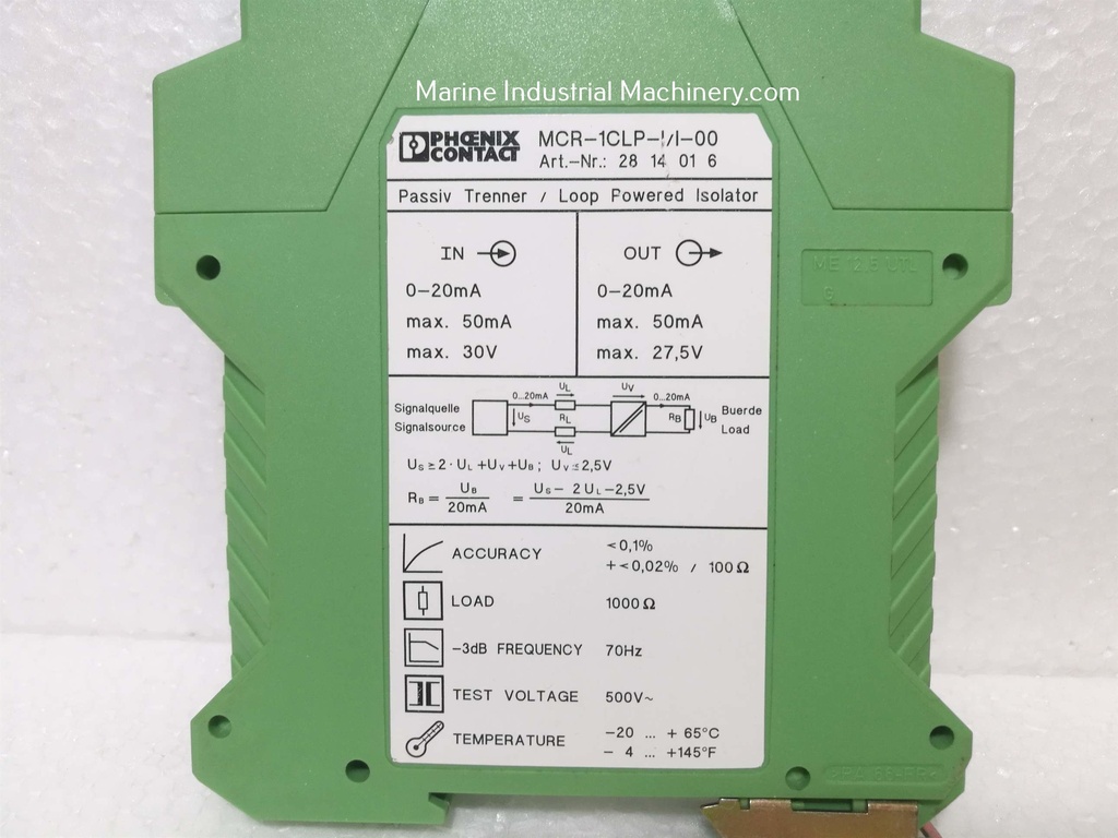Phoenix Contact MCR-1CLP-I/I-00 Passive Isolator