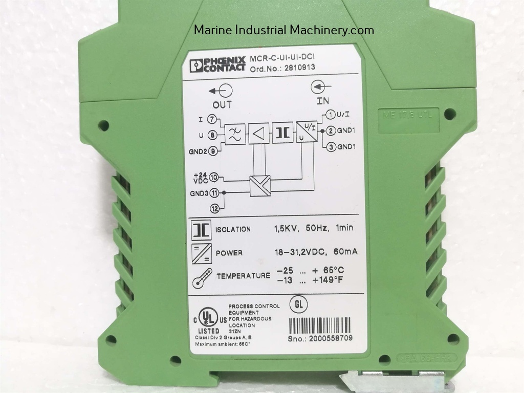 Phoenix Contact MCR-C-UI-UI-DCI Converter