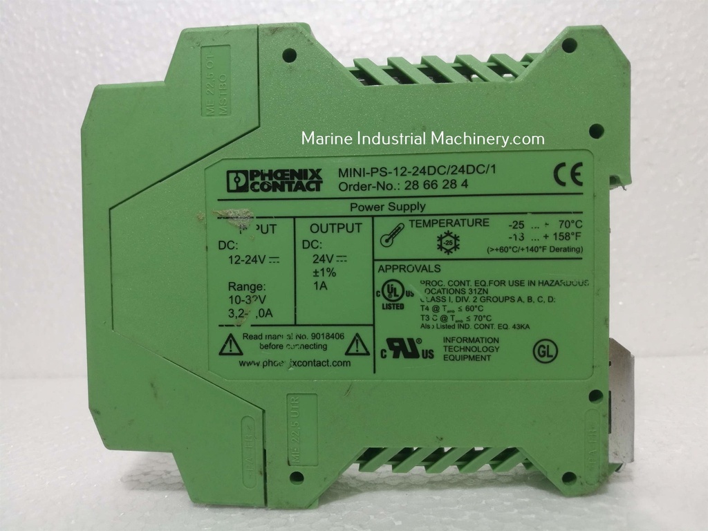 Phoenix Contact MINI-PS-12-24DC/24DC/1 Isolated DC-DC Converter DIN Rail Mount