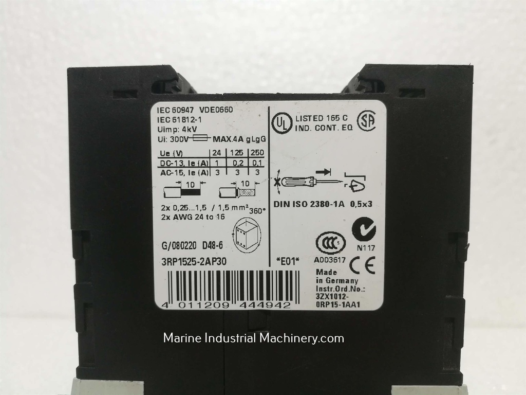 Siemens Sirius 3RP1525-2AP30 Time Relay