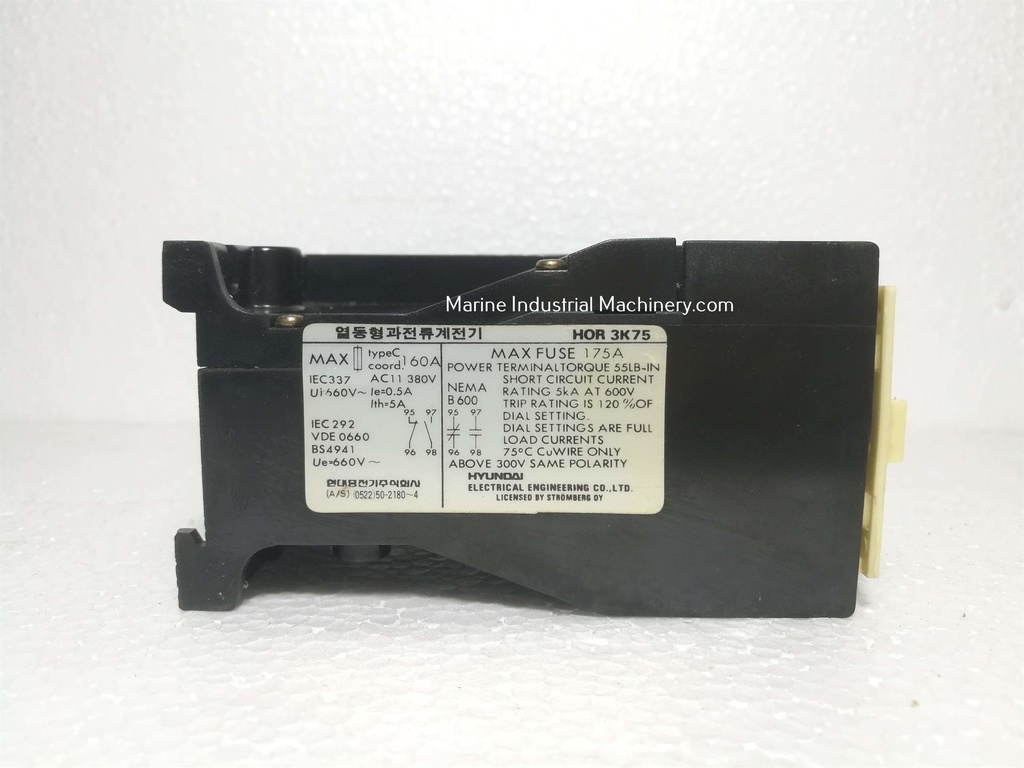 Hyundai HOR 3K75 Thermal Overload Relay