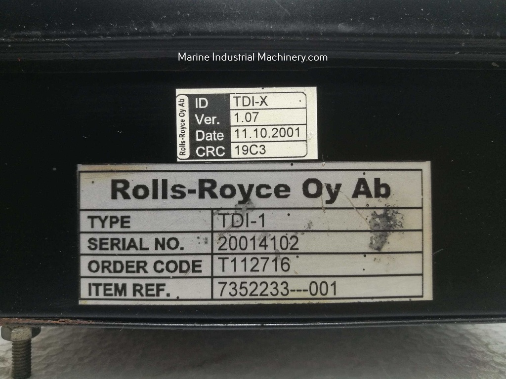 Rolls-Royce TDI-1 Meter