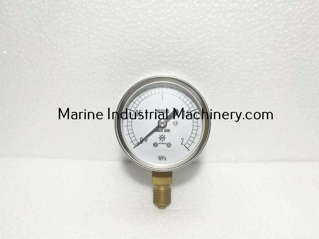 Daiichi Keiki-Hyogo AT 1/4 60 Pressure Gauge(0-2MPa)
