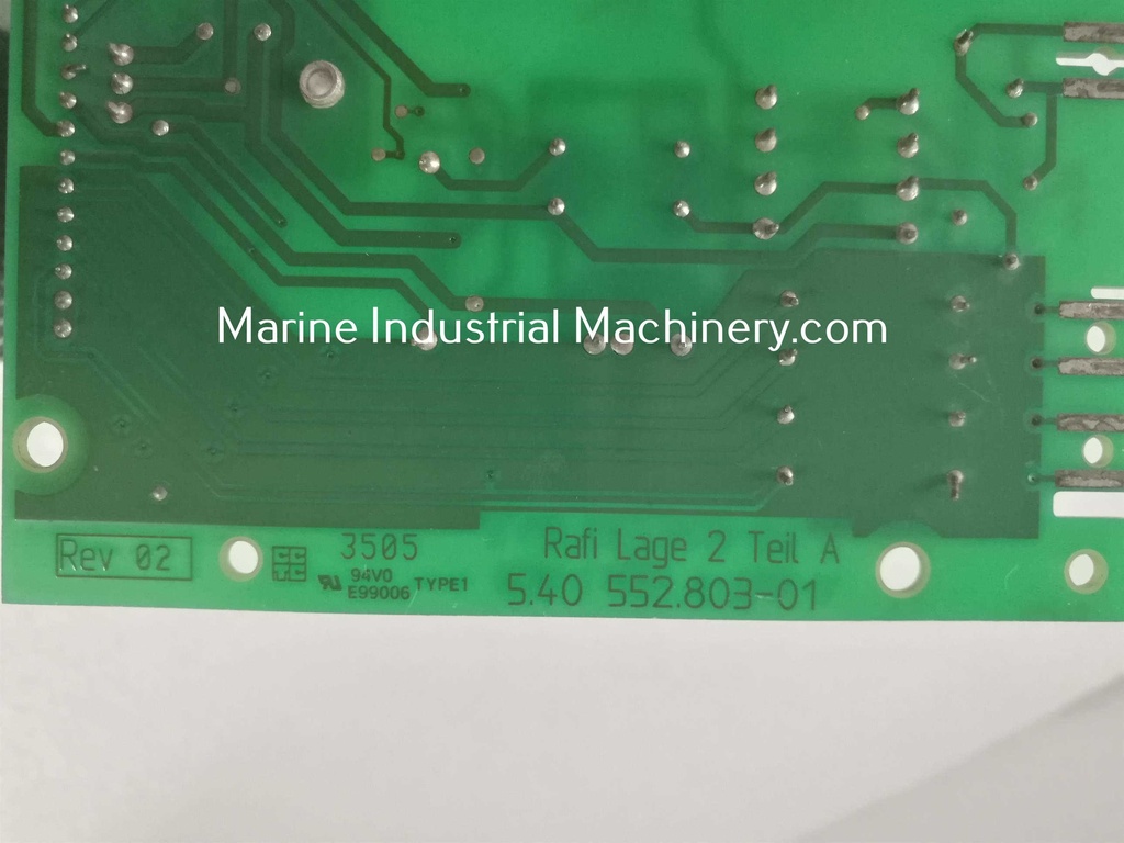 Rafi Lage 1 Teil A 5.40 552.803-01 Pcb Card