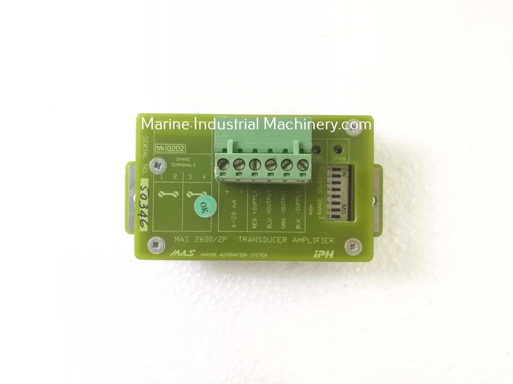 Marine Automation System Mas 2600/2p Transducer Amplifier Pcb