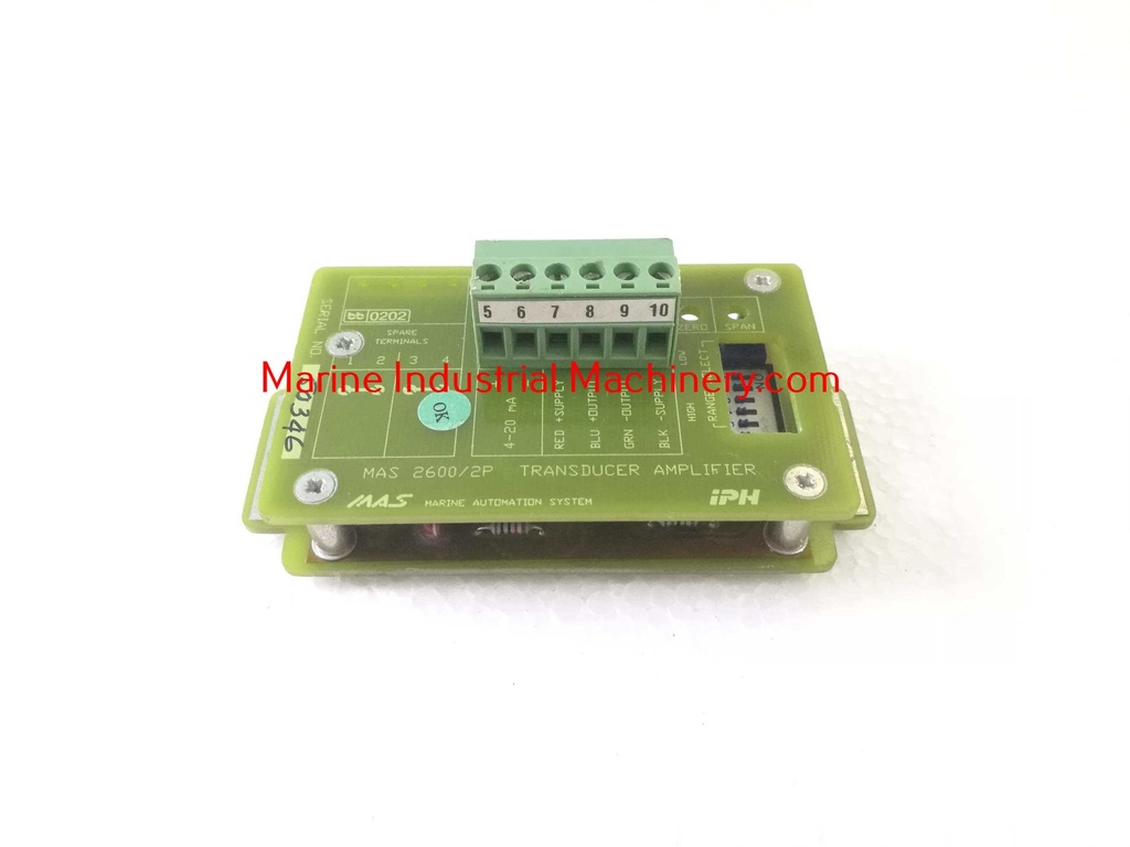 Marine Automation System Mas 2600/2p Transducer Amplifier Pcb