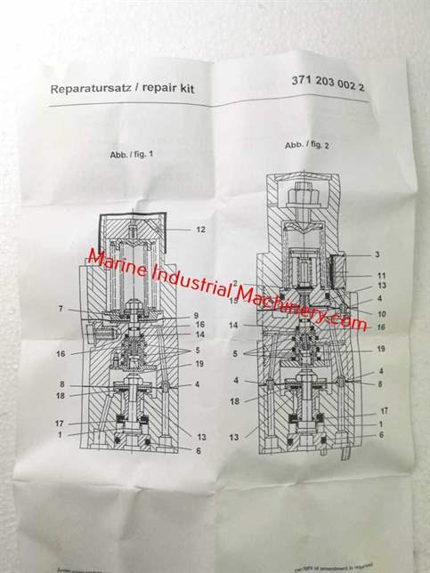 Rexroth 371 203 002 2 Repair Kit