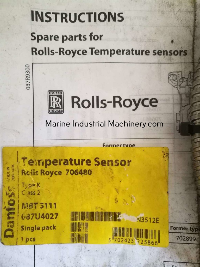 Danfoss MBT 5111-0101-0210-111 Temperature Sensor