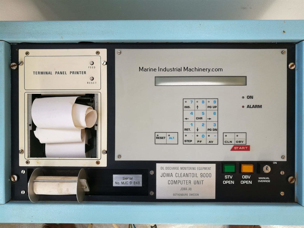 Jowa AB CLEANTOIL 9000 Oil Discharge Monitoring Equipment Computer Unit