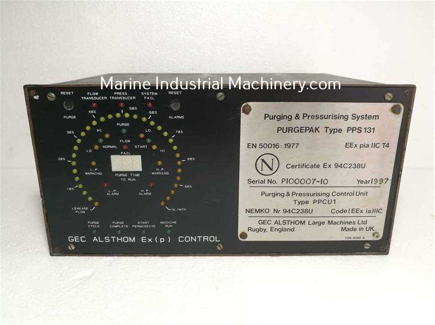 GEC Alsthom PPS 131 Purging & Pressurising System