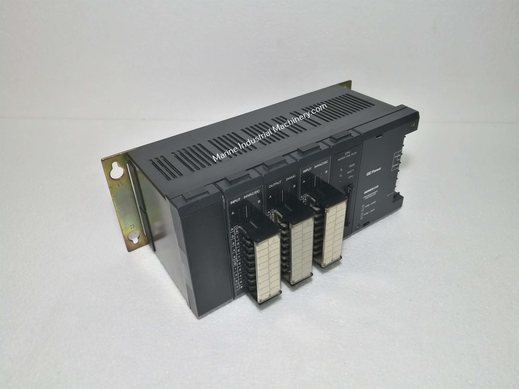 GE Fanuc IC610CHS101A 5-Slot PLC Rack with Power Supply