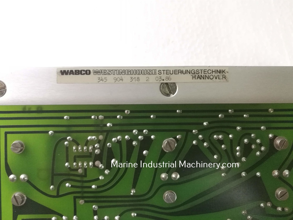 Wabco 345 904 318 2 Pcb Card