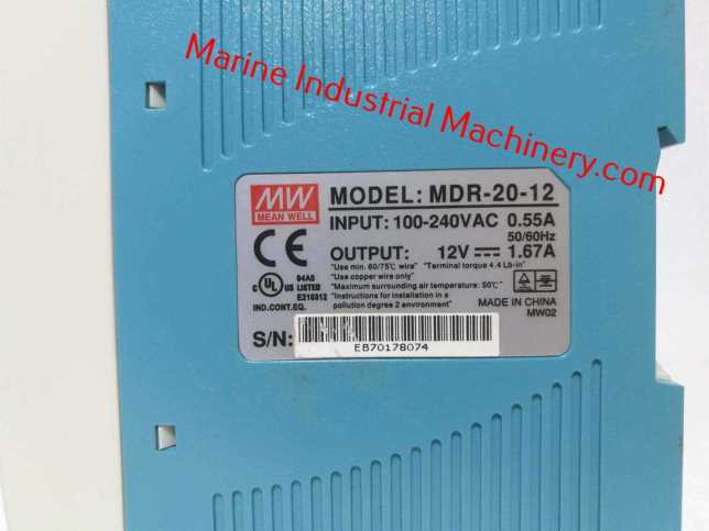 Mean Well MDR-20-12 Din Rail Power Supply
