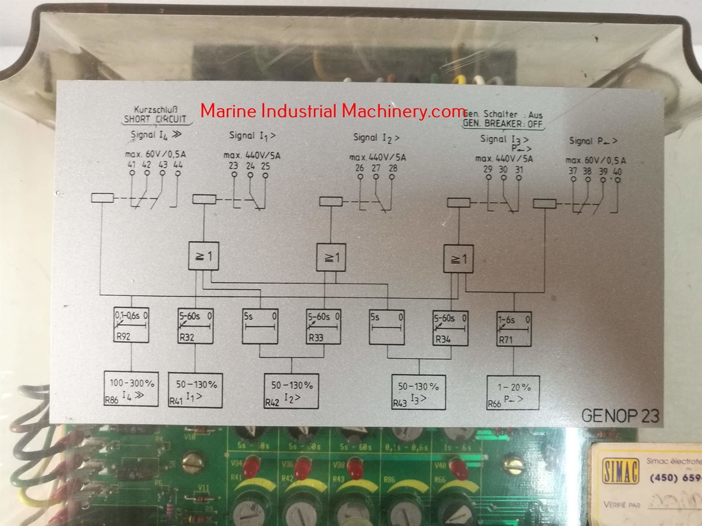 Siemens 7SP 8005 Overcurrent-Reverse Power Protection