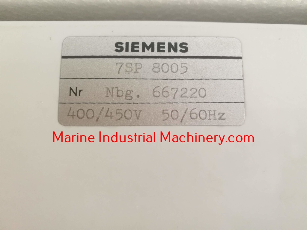 Siemens 7SP 8005 Overcurrent-Reverse Power Protection