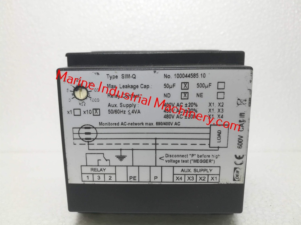 Deif SIM-Q Mega Ohm Meter(0-10)